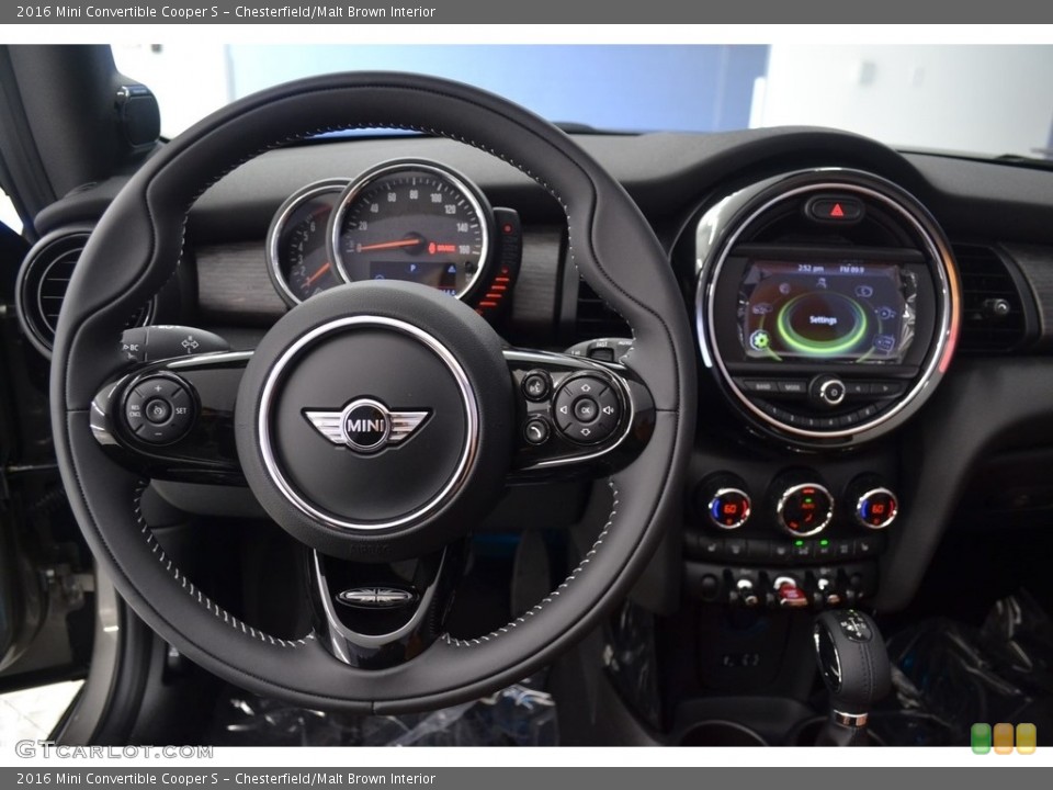 Chesterfield/Malt Brown Interior Dashboard for the 2016 Mini Convertible Cooper S #115925973