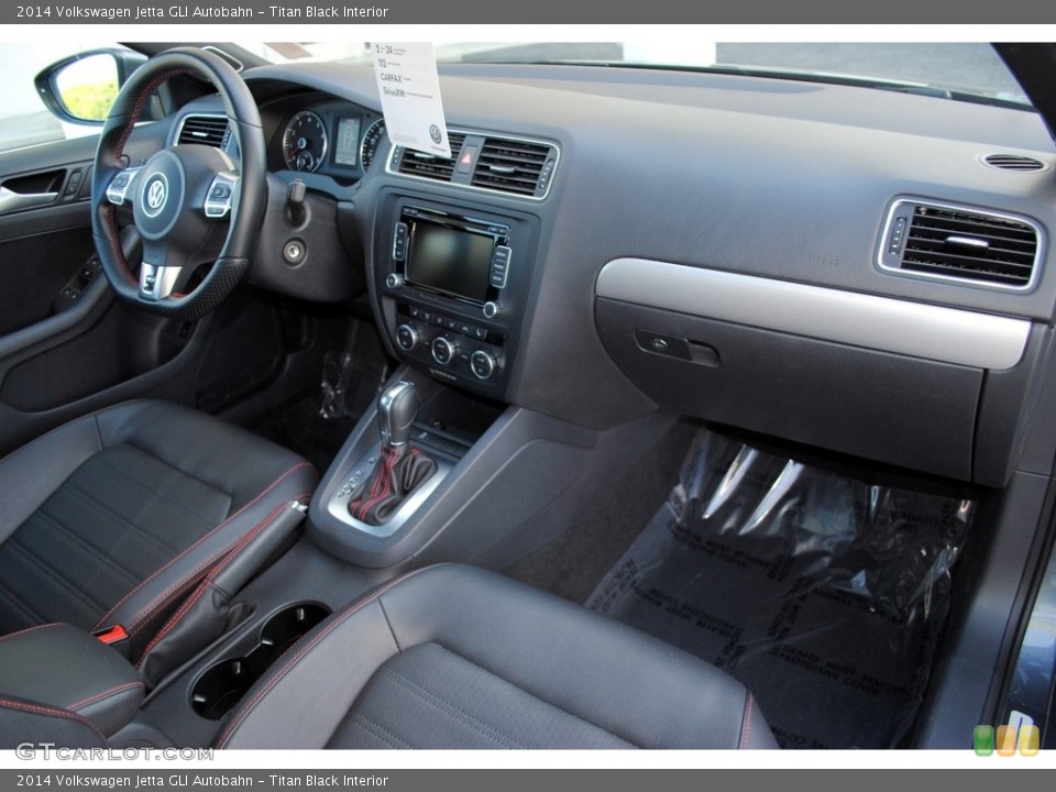 Titan Black Interior Dashboard for the 2014 Volkswagen Jetta GLI Autobahn #115927059