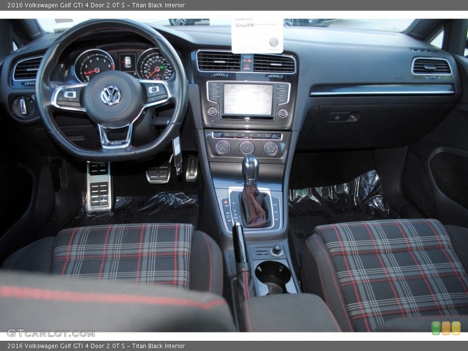 Titan Black Interior Dashboard for the 2016 Volkswagen Golf GTI 4 Door 2.0T S #115928046