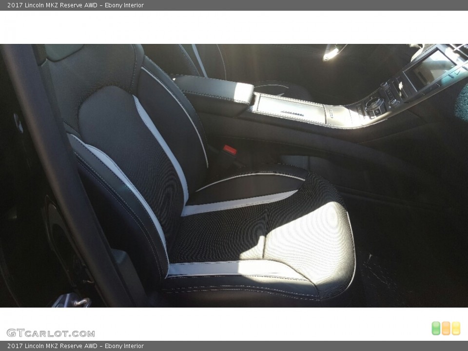 Ebony Interior Front Seat for the 2017 Lincoln MKZ Reserve AWD #115930485