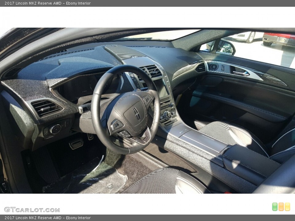 Ebony Interior Photo for the 2017 Lincoln MKZ Reserve AWD #115930689