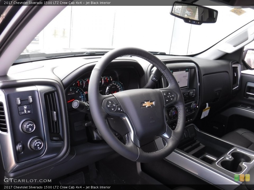 Jet Black Interior Dashboard for the 2017 Chevrolet Silverado 1500 LTZ Crew Cab 4x4 #115932993