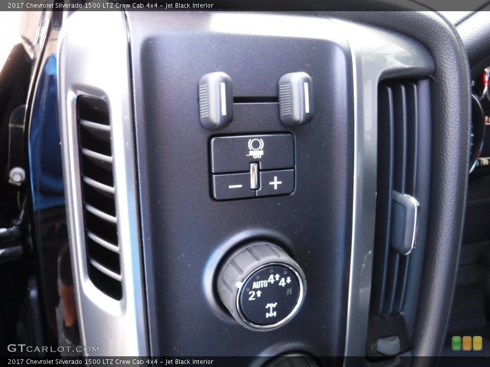 Jet Black Interior Controls for the 2017 Chevrolet Silverado 1500 LTZ Crew Cab 4x4 #115933020