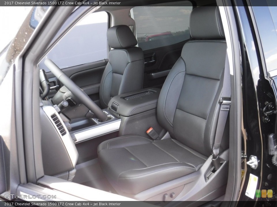 Jet Black Interior Front Seat for the 2017 Chevrolet Silverado 1500 LTZ Crew Cab 4x4 #115933095