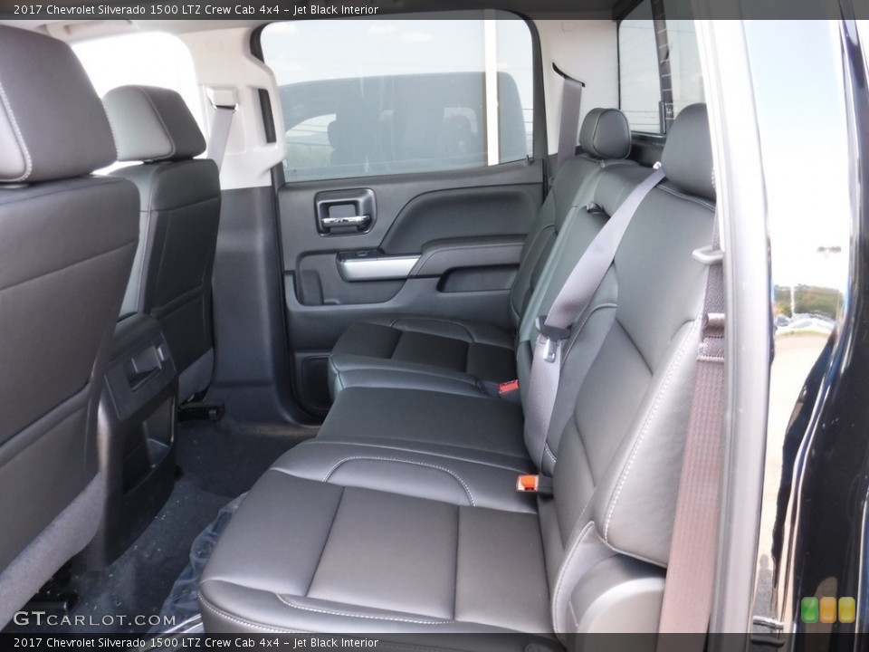 Jet Black Interior Rear Seat for the 2017 Chevrolet Silverado 1500 LTZ Crew Cab 4x4 #115933257