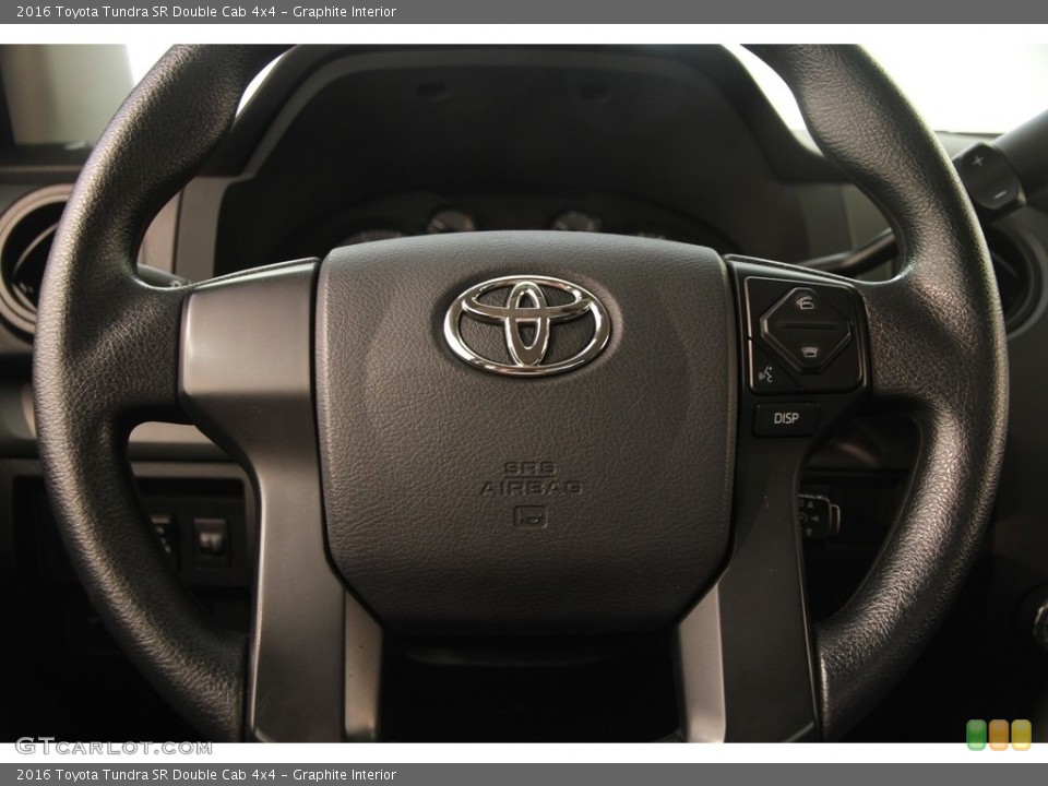 Graphite Interior Steering Wheel for the 2016 Toyota Tundra SR Double Cab 4x4 #115933476