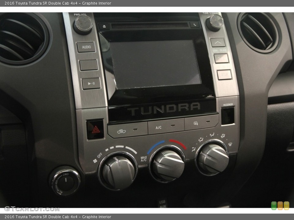 Graphite Interior Controls for the 2016 Toyota Tundra SR Double Cab 4x4 #115933524