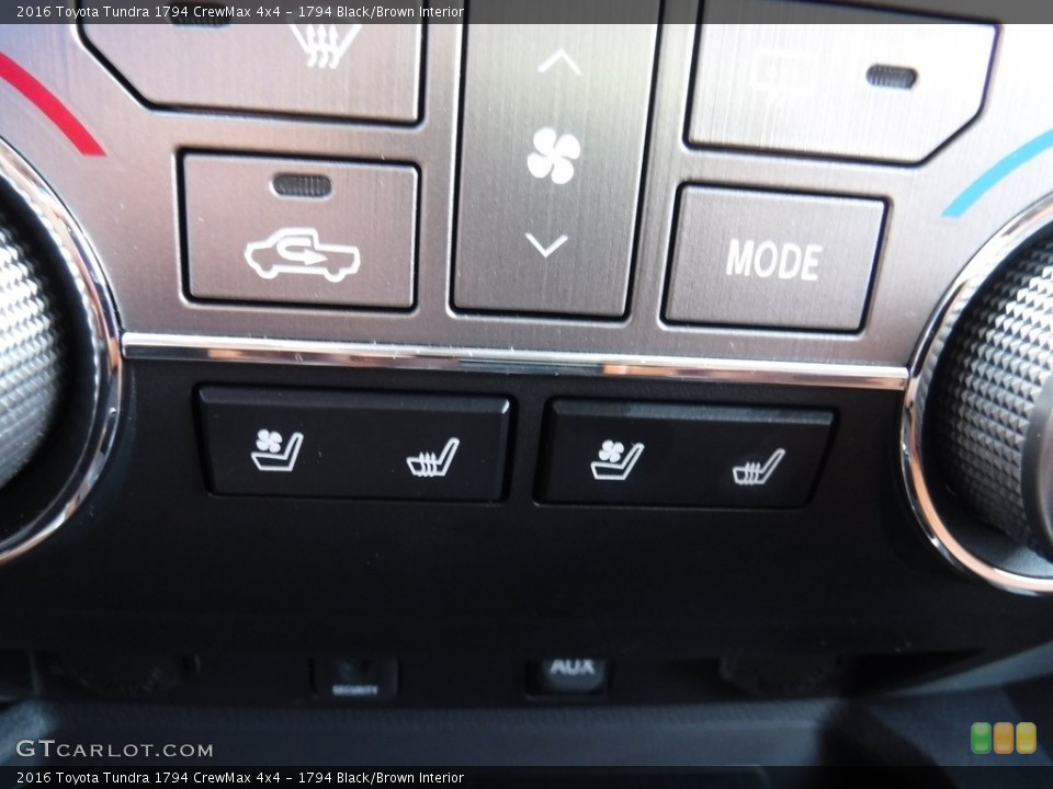 1794 Black/Brown Interior Controls for the 2016 Toyota Tundra 1794 CrewMax 4x4 #115934931