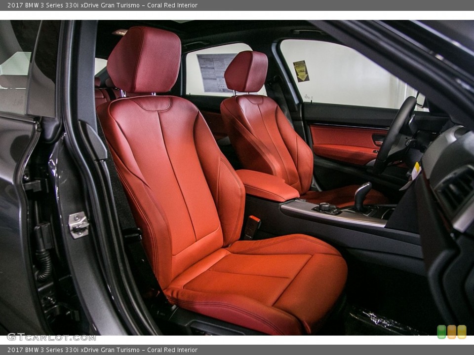 Coral Red Interior Photo for the 2017 BMW 3 Series 330i xDrive Gran Turismo #115935192