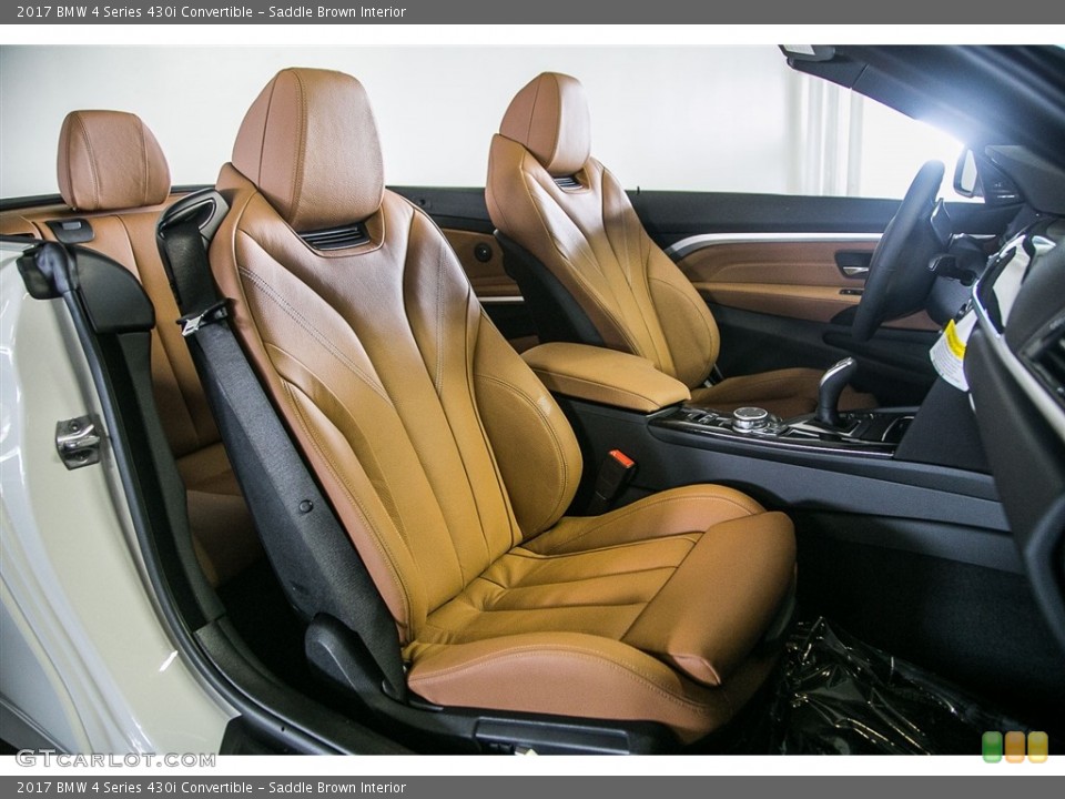 Saddle Brown Interior Photo for the 2017 BMW 4 Series 430i Convertible #115935861