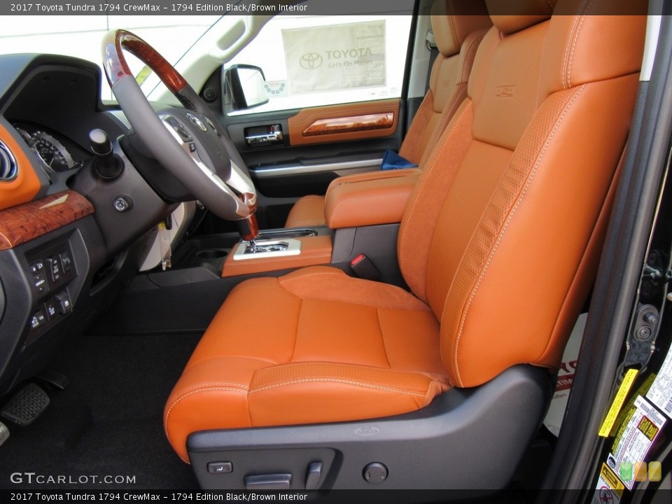 1794 Edition Black/Brown Interior Photo for the 2017 Toyota Tundra 1794 CrewMax #115941711