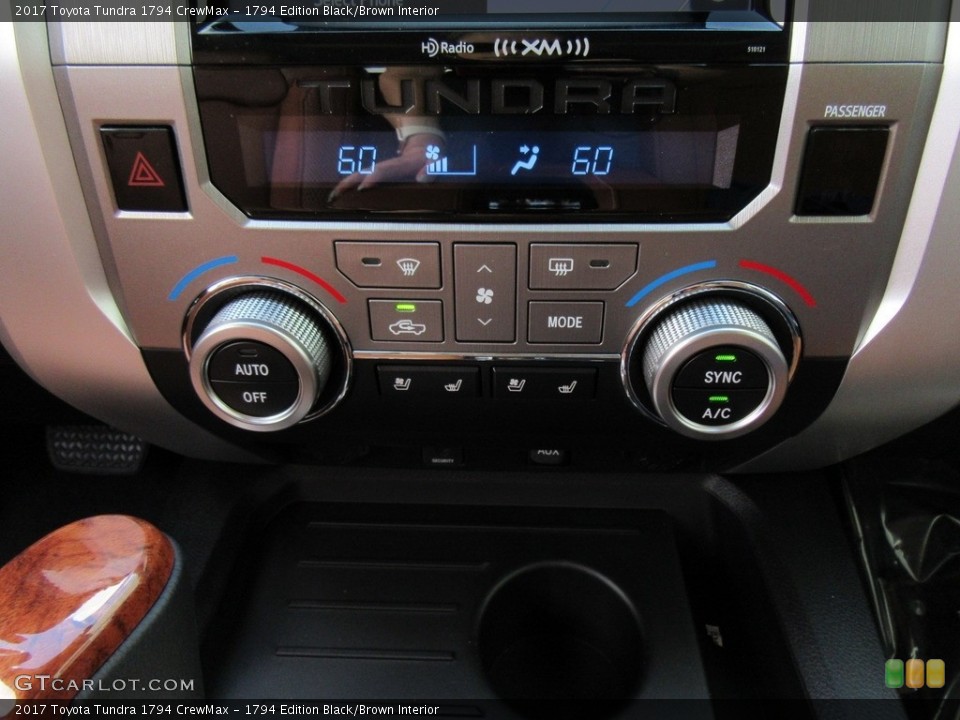 1794 Edition Black/Brown Interior Controls for the 2017 Toyota Tundra 1794 CrewMax #115941855