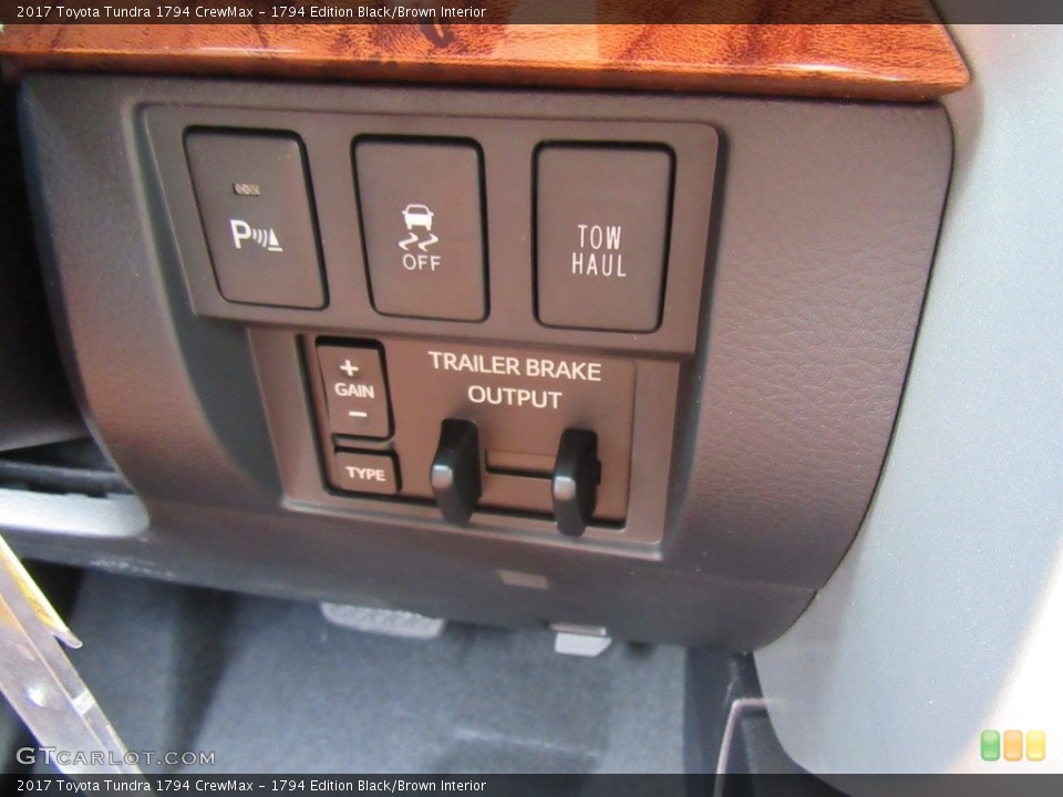 1794 Edition Black/Brown Interior Controls for the 2017 Toyota Tundra 1794 CrewMax #115941897