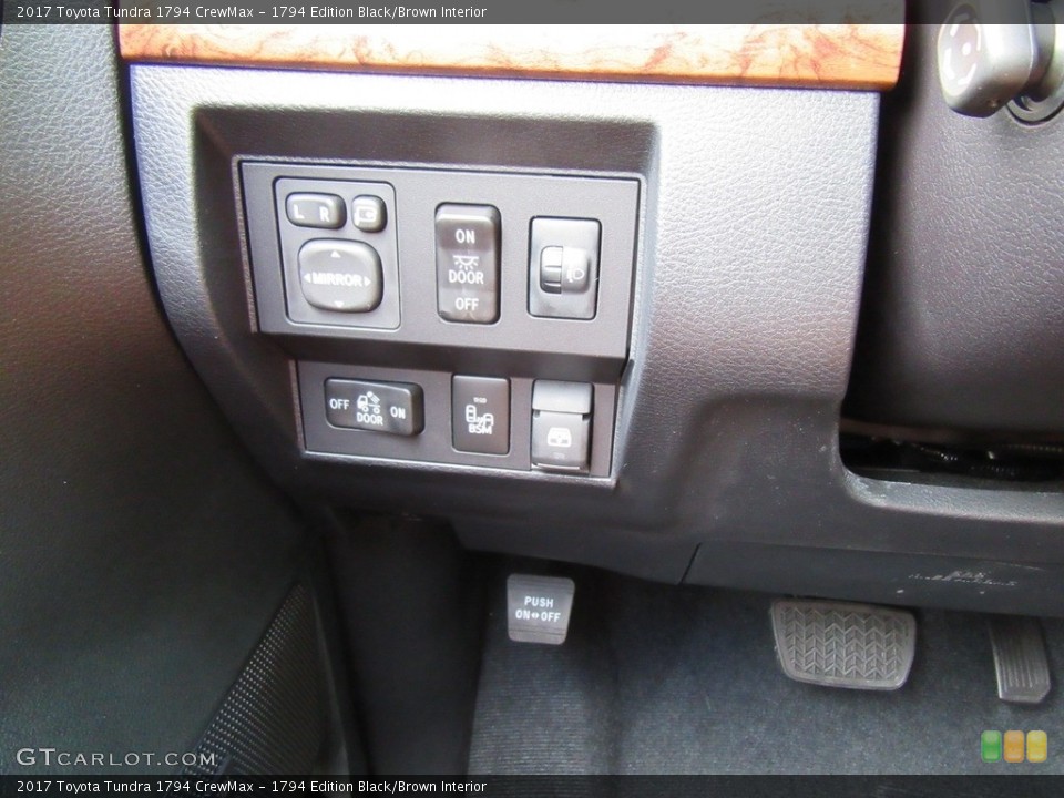 1794 Edition Black/Brown Interior Controls for the 2017 Toyota Tundra 1794 CrewMax #115941969