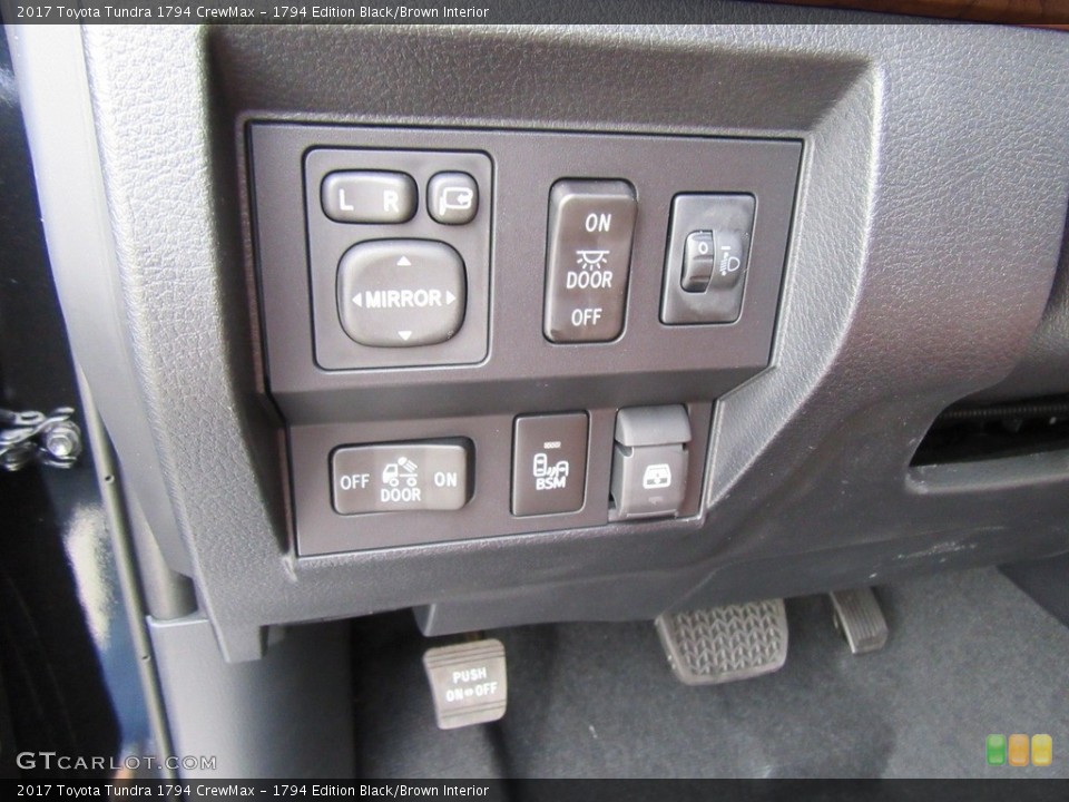 1794 Edition Black/Brown Interior Controls for the 2017 Toyota Tundra 1794 CrewMax #115941996