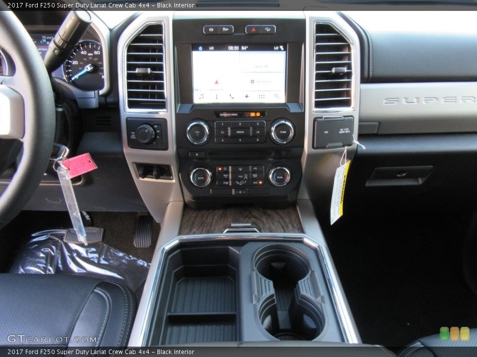 Black Interior Controls for the 2017 Ford F250 Super Duty Lariat Crew Cab 4x4 #115944016