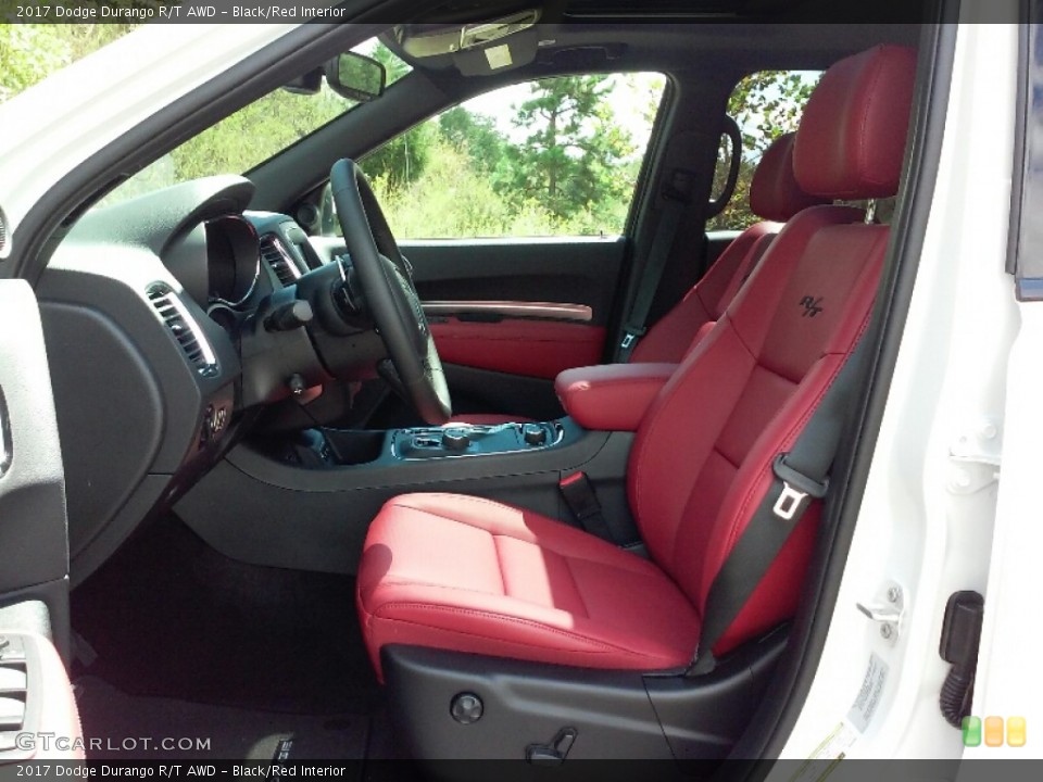 Black/Red Interior Photo for the 2017 Dodge Durango R/T AWD #115951182