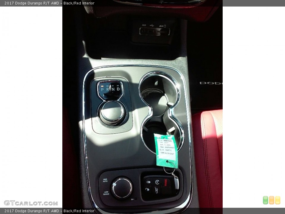 Black/Red Interior Controls for the 2017 Dodge Durango R/T AWD #115951353