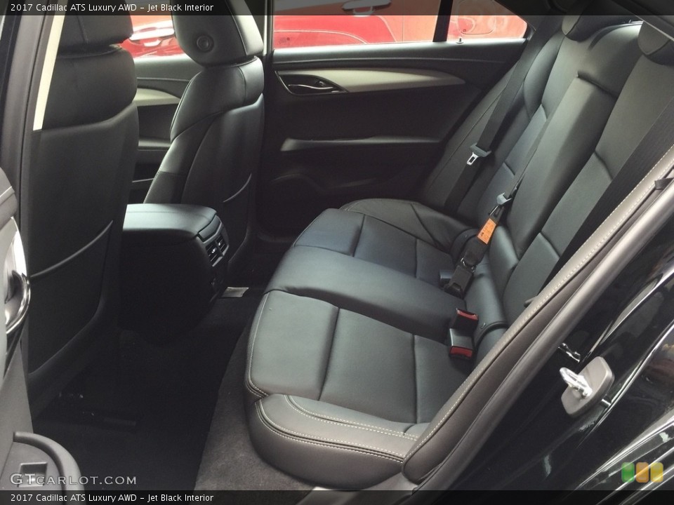 Jet Black Interior Rear Seat for the 2017 Cadillac ATS Luxury AWD #115952562