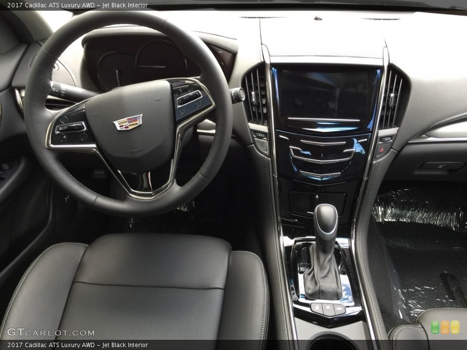 Jet Black Interior Dashboard for the 2017 Cadillac ATS Luxury AWD #115952571
