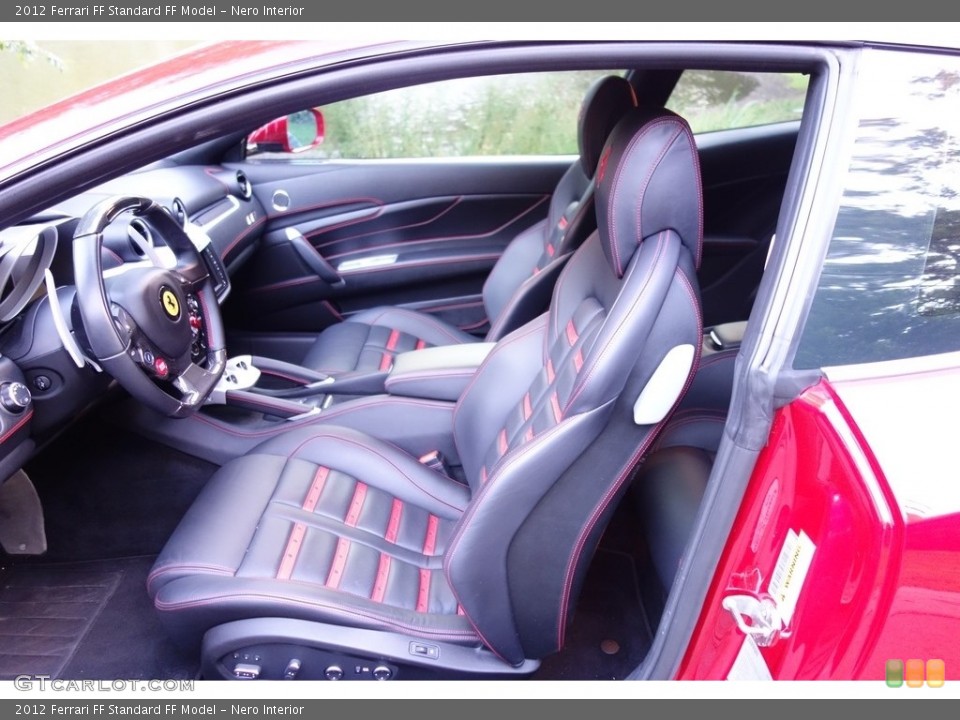 Nero Interior Front Seat for the 2012 Ferrari FF  #115957260