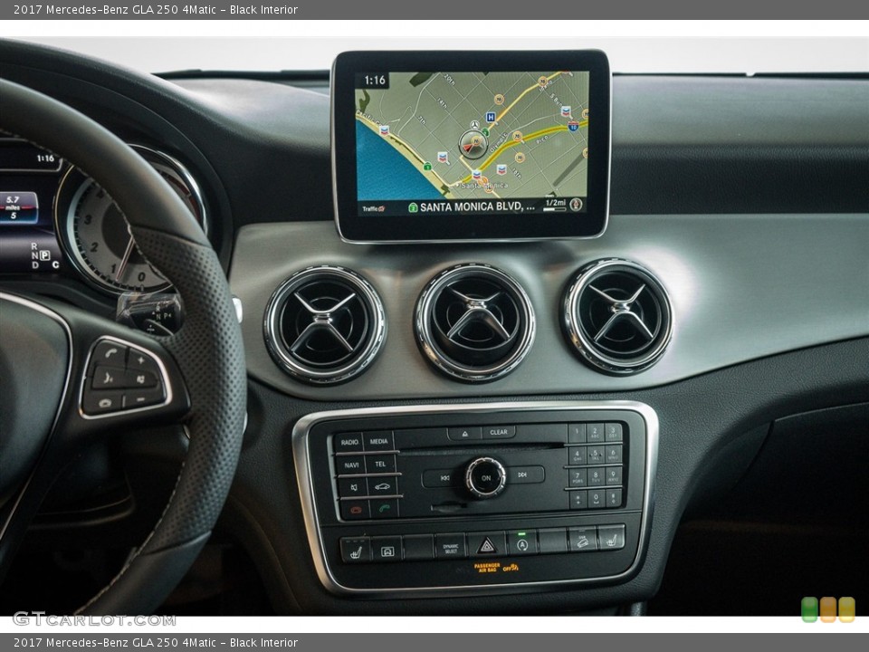 Black Interior Controls for the 2017 Mercedes-Benz GLA 250 4Matic #115964745
