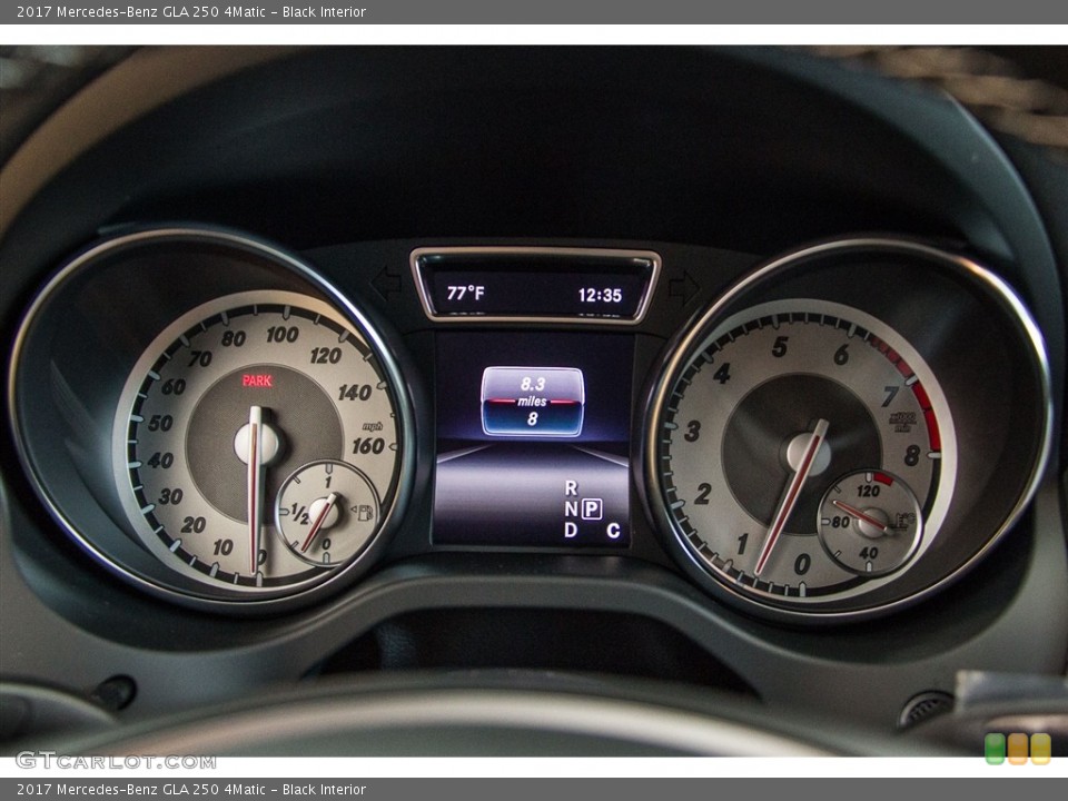 Black Interior Gauges for the 2017 Mercedes-Benz GLA 250 4Matic #115964793