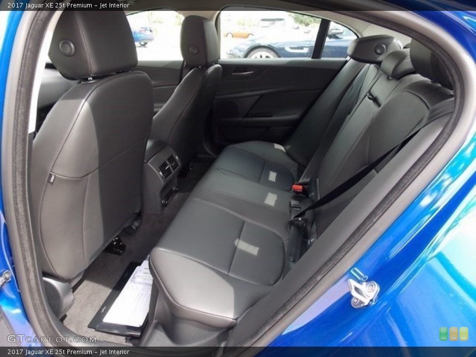 Jet Interior Rear Seat for the 2017 Jaguar XE 25t Premium #115964838