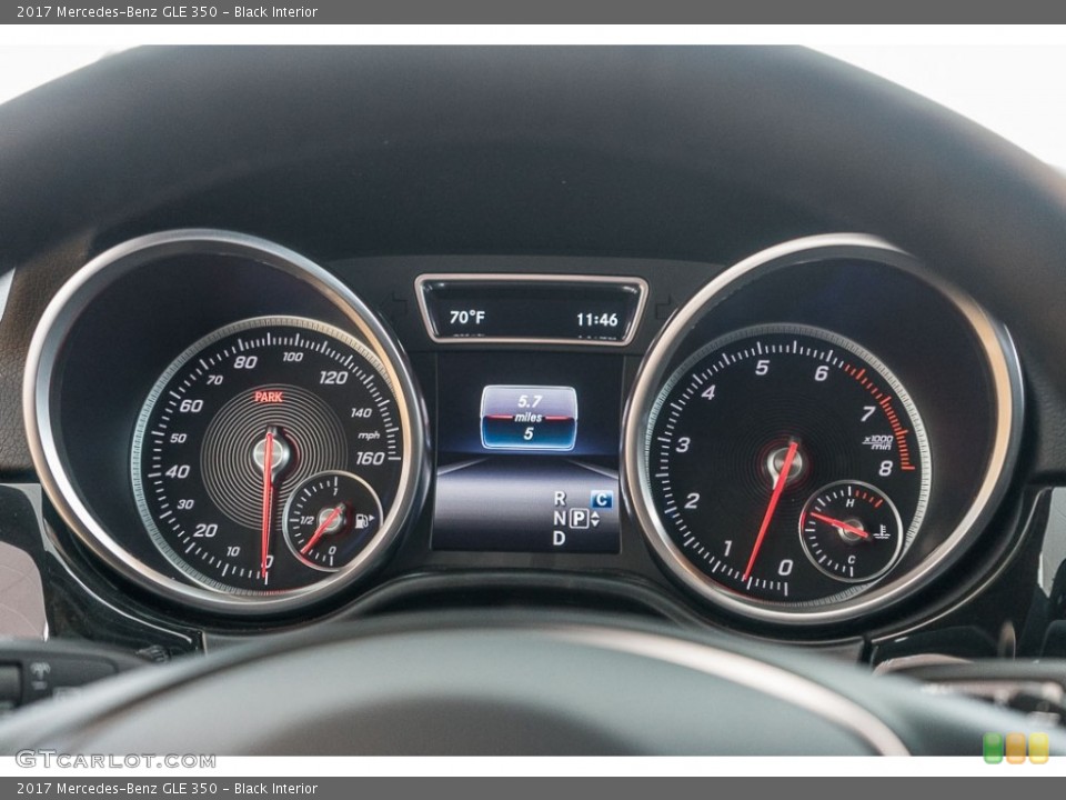 Black Interior Gauges for the 2017 Mercedes-Benz GLE 350 #115965735
