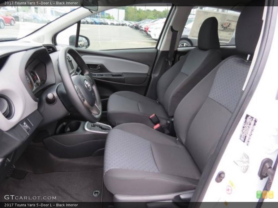 Black Interior Photo for the 2017 Toyota Yaris 5-Door L #115972777
