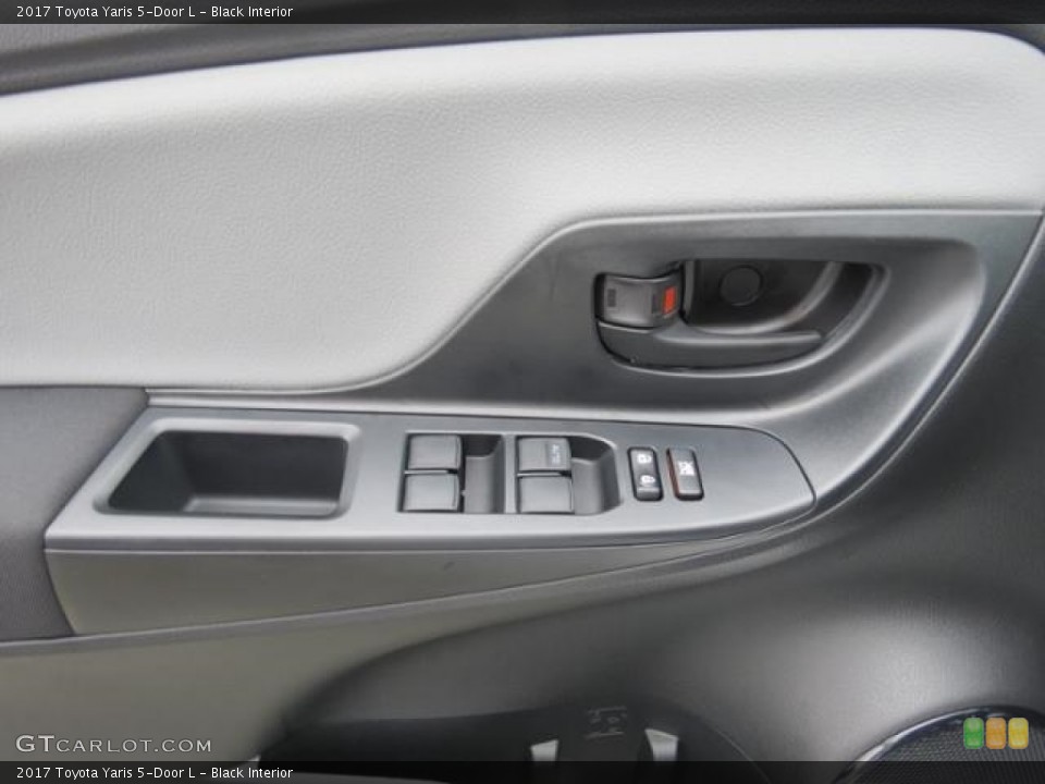 Black Interior Controls for the 2017 Toyota Yaris 5-Door L #115972792