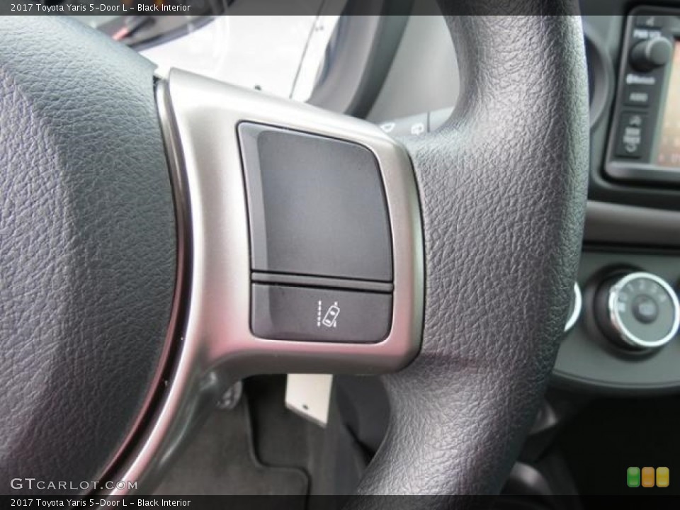 Black Interior Controls for the 2017 Toyota Yaris 5-Door L #115972837