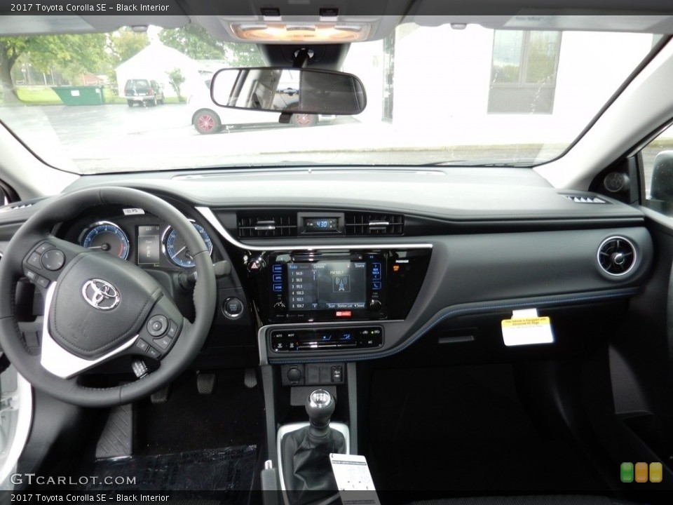 Black Interior Dashboard for the 2017 Toyota Corolla SE #115973924