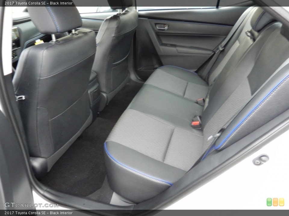 Black Interior Rear Seat for the 2017 Toyota Corolla SE #115973943