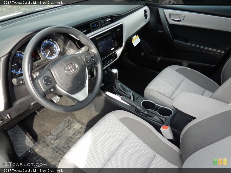 Steel Gray Interior Photo for the 2017 Toyota Corolla LE #115974396