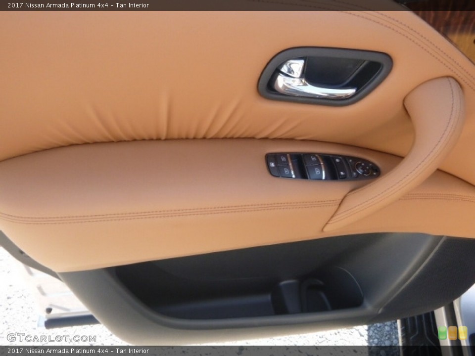 Tan Interior Door Panel for the 2017 Nissan Armada Platinum 4x4 #115975820