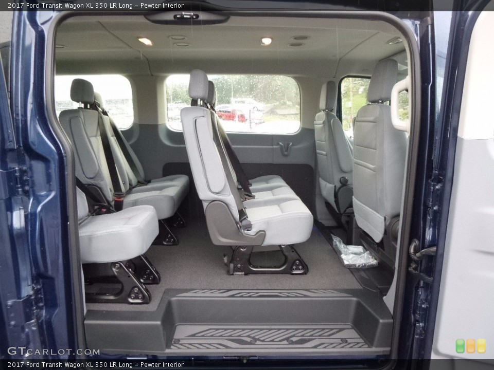 Pewter Interior Rear Seat for the 2017 Ford Transit Wagon XL 350 LR Long #115981754