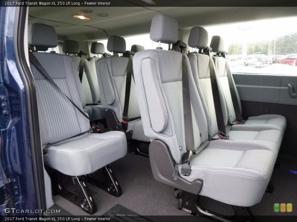 Pewter Interior Rear Seat for the 2017 Ford Transit Wagon XL 350 LR Long #115981823