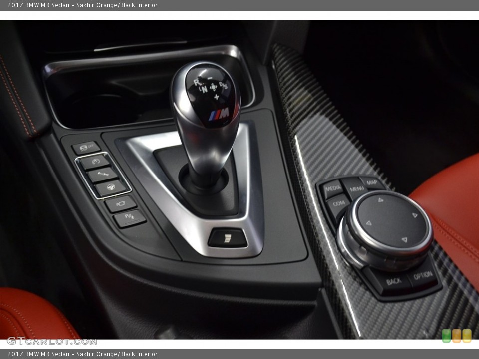Sakhir Orange/Black Interior Transmission for the 2017 BMW M3 Sedan #115984865