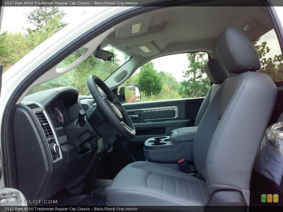 Black/Diesel Gray Interior Photo for the 2017 Ram 4500 Tradesman Regular Cab Chassis #115988270