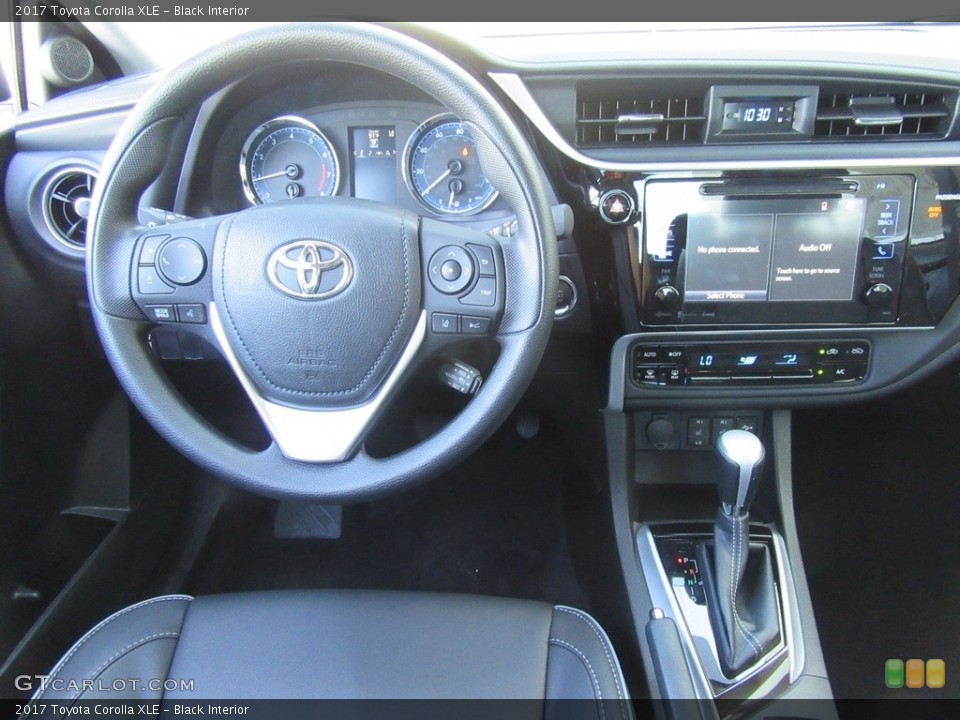 Black Interior Dashboard for the 2017 Toyota Corolla XLE #115988570