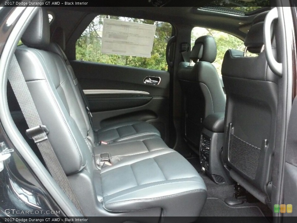 Black Interior Rear Seat for the 2017 Dodge Durango GT AWD #115989239
