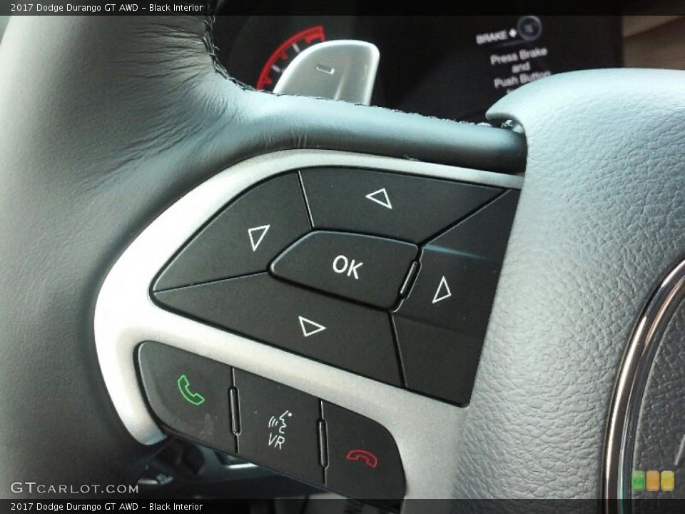 Black Interior Controls for the 2017 Dodge Durango GT AWD #115989272