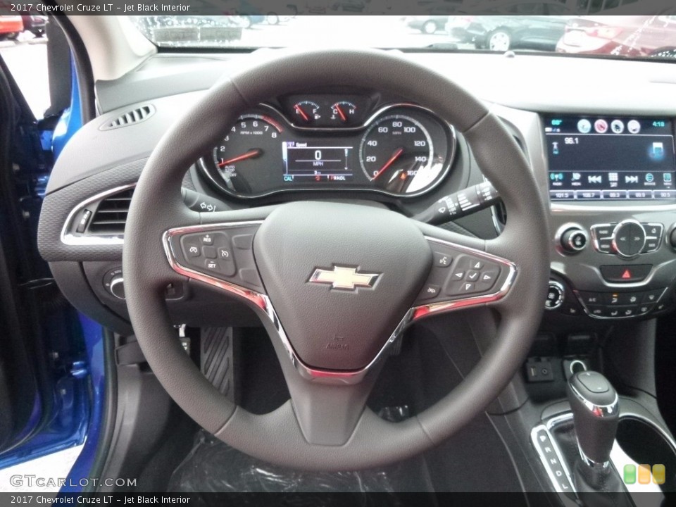 Jet Black Interior Steering Wheel for the 2017 Chevrolet Cruze LT #115990241