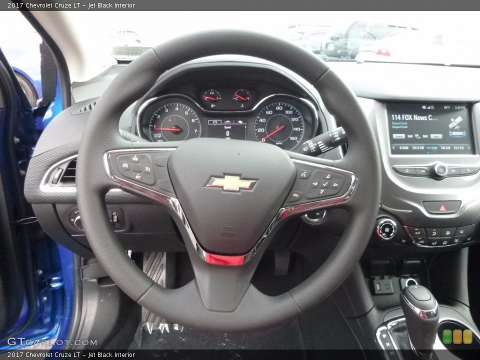 Jet Black Interior Steering Wheel for the 2017 Chevrolet Cruze LT #115990448