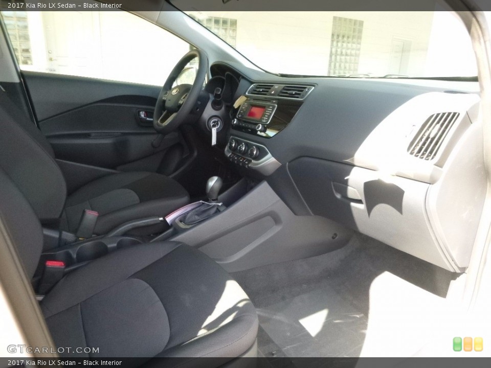 Black Interior Dashboard for the 2017 Kia Rio LX Sedan #115995120
