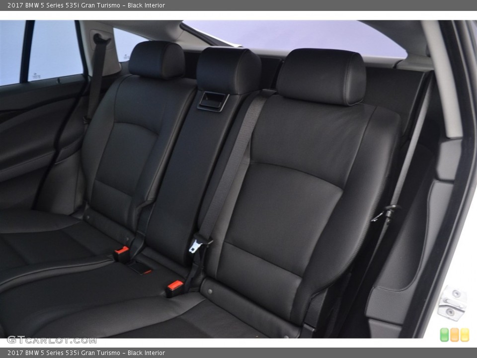 Black Interior Rear Seat for the 2017 BMW 5 Series 535i Gran Turismo #115996877