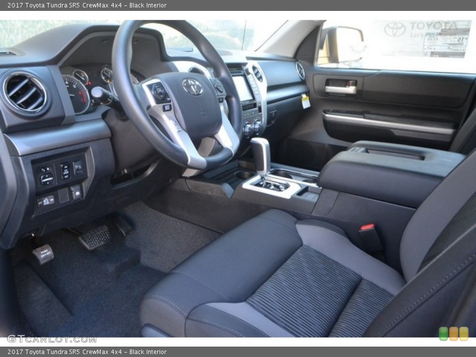 Black Interior Photo for the 2017 Toyota Tundra SR5 CrewMax 4x4 #115997767