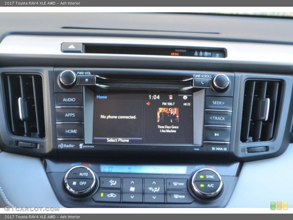 Ash Interior Controls for the 2017 Toyota RAV4 XLE AWD #115999644
