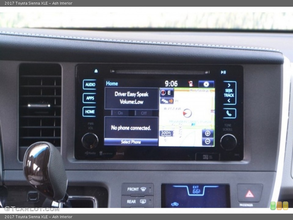 Ash Interior Navigation for the 2017 Toyota Sienna XLE #116000640